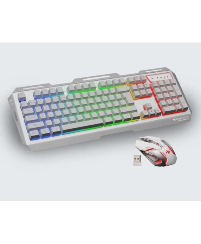 ZEBRONICS KEYBOARD MOUSE COMBO TRANSFORMER 3 WHITE