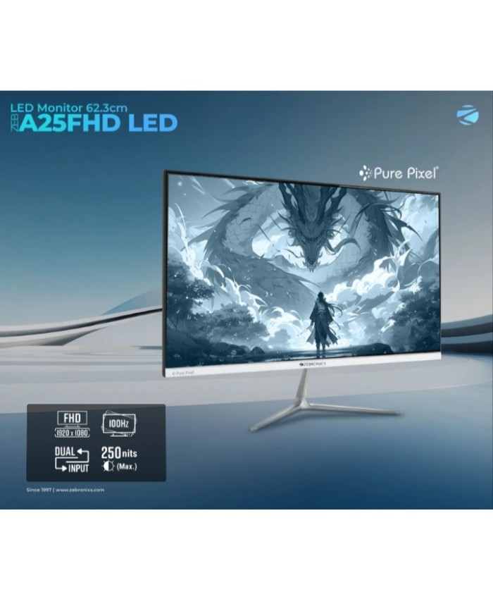 ZEBRONICS LED 24.5" A25FHD  100HZ