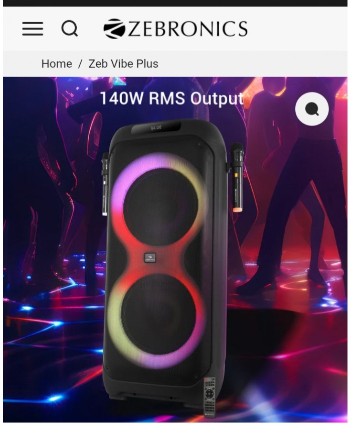 ZEBRONICS COMPUTER MM SPEAKER TROLLY VIBE PLUS