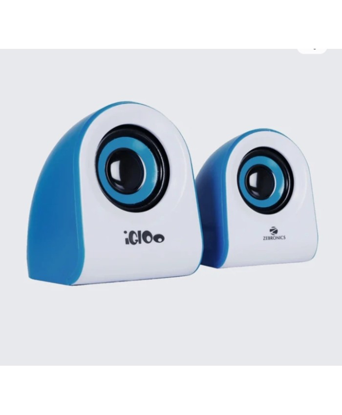ZEBRONICS COMPUTER MULTIMEDIA SPEAKER 2.0 IGLOO BLUE