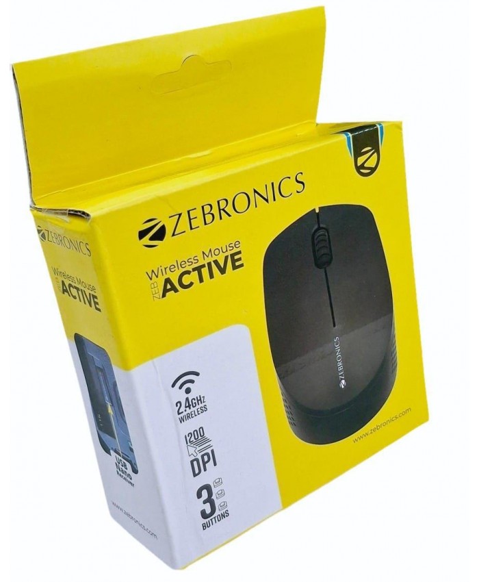 ZEBRONICS WIRELESS MOUSE ACTIVE 