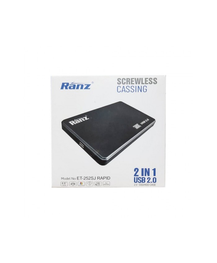 RANZ HARD DISK SATA CASING 2.5 INCH 2.0V