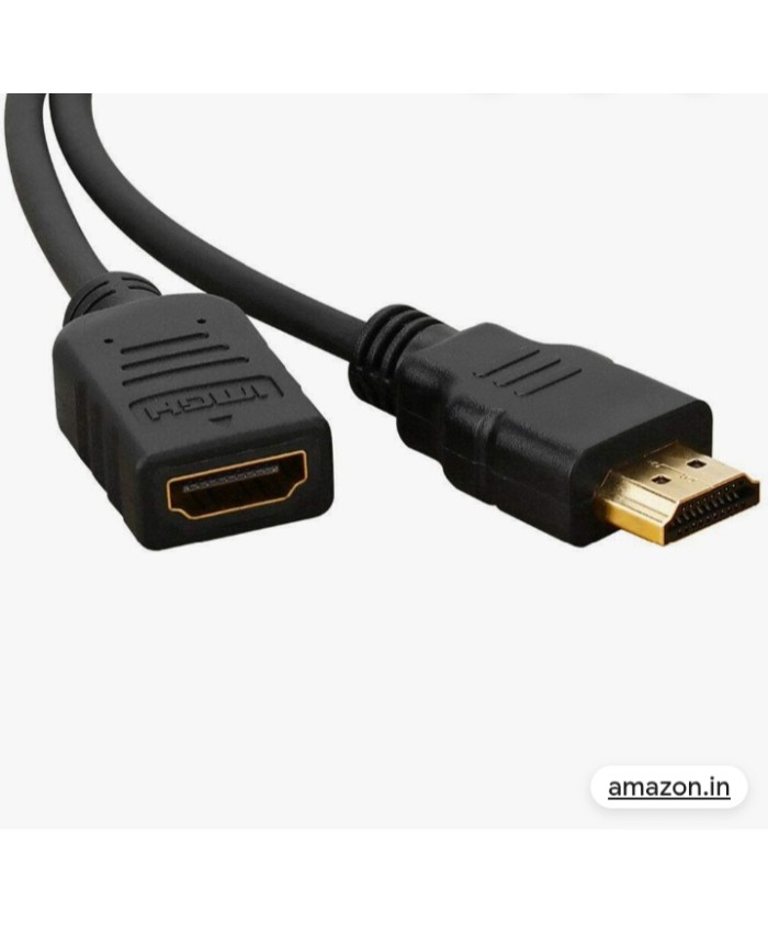 RANZ HDMI MALE TO FEMALE CABLE 1MTR