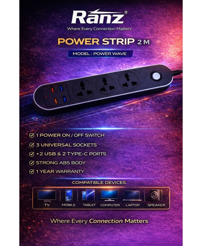 RANZ POWER SPIKE 3+1 M POWER WAVE